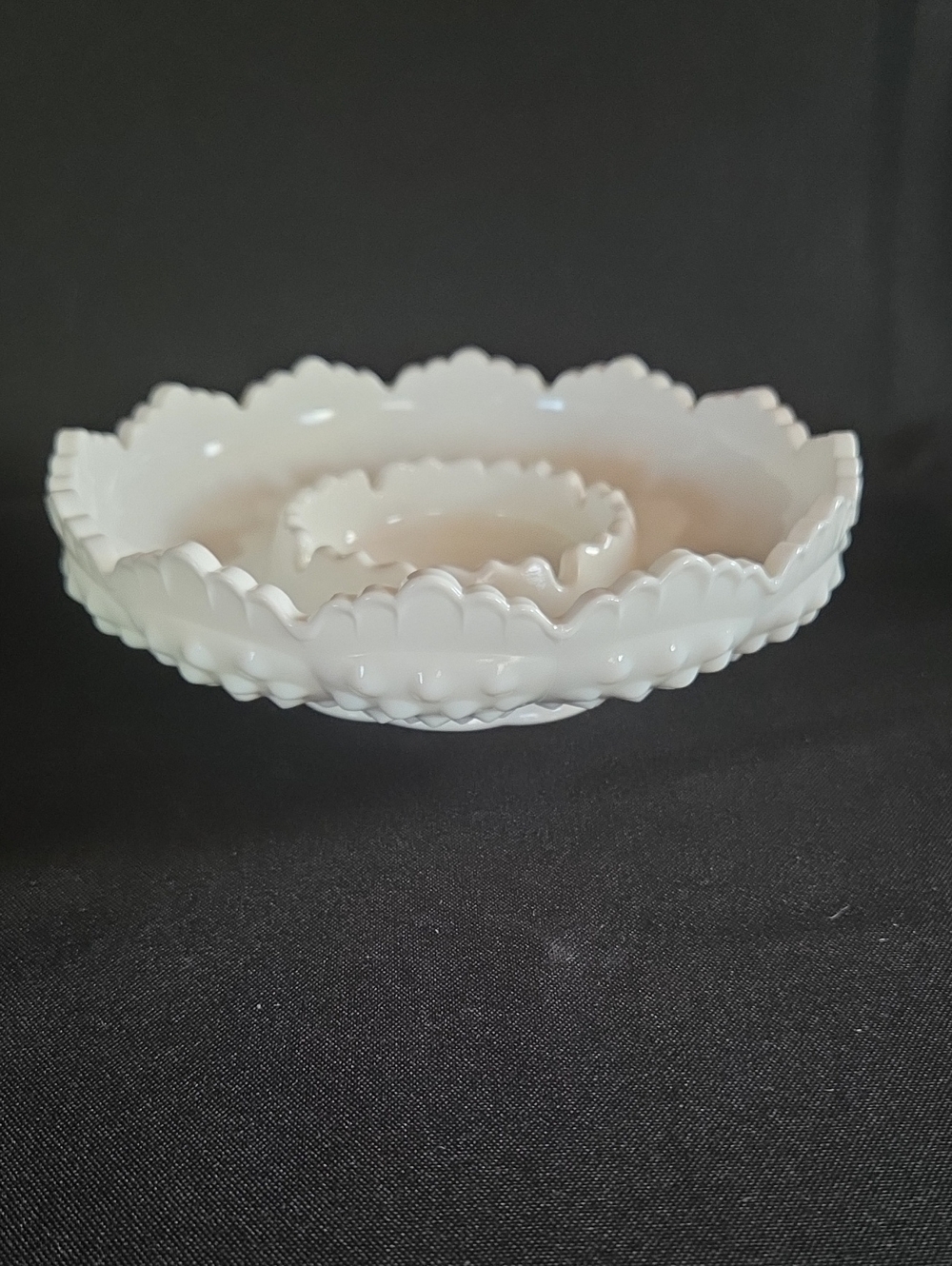 Fenton Milkglass Hobnail Multi Use